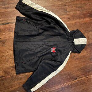 Wu Wear Men s Black and Navy Jacket